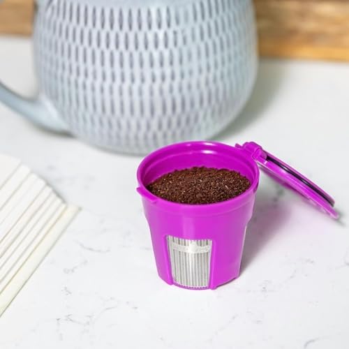 Cafe Fill Deluxe 1-Stream Reusable K Cup by Perfect Pod - Compatible with Keurig 1.0 2.0 Plus K-Duo K-Mini K-Select K-Compact K-Elite and Select Single Serve Coffee Makers (2)