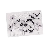 transparents : les transparents assurent un placement précis. peut être utilisé maintes et maintes fois pour un estampage polyvalent.