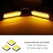 iJDMTOY Smoked Lens Amber Full LED Bumper Side Marker Light Kit Compatible With 2014-2024 Porsche Macan, Powered by 40-SMD LED, Replace OEM Front Sidemarker Lamps