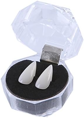 Hkun ハロウィン バンパイアの牙 付けは 男女共用 コスプレ つけ歯 つけ牙 15mm コスプレ 仮装 通販 Amazon