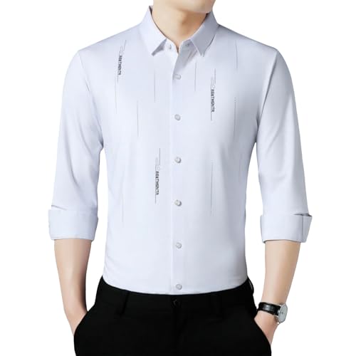 Chemise homme élastique sans couture pour éliminer les tensions