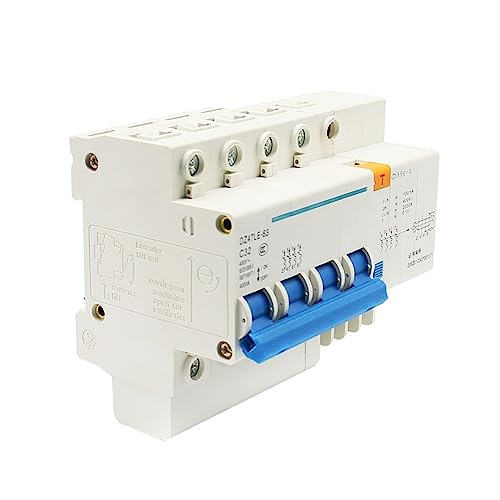 Disjoncteurs DC 12V DZ47-63LE interrupteurs air fuite terre surcharge 4P