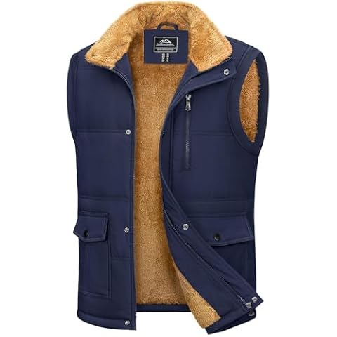 MAGCOMSEN Men's Lightweight Winter Gilet Jacket Cover