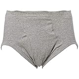 [グンゼ] 天引ブリーフ 愛情らくらく メンズ グレーモク L