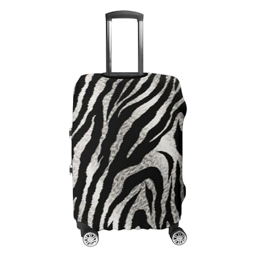 Carry on Luggage Cover Zebra Print Suitcase Covers for Luggages Tsa Approved Travel Luggage Sleeve Protector Elastic Suitcase Protector Anti-Scratch Washable Fits 19-30 Inch Case -S4