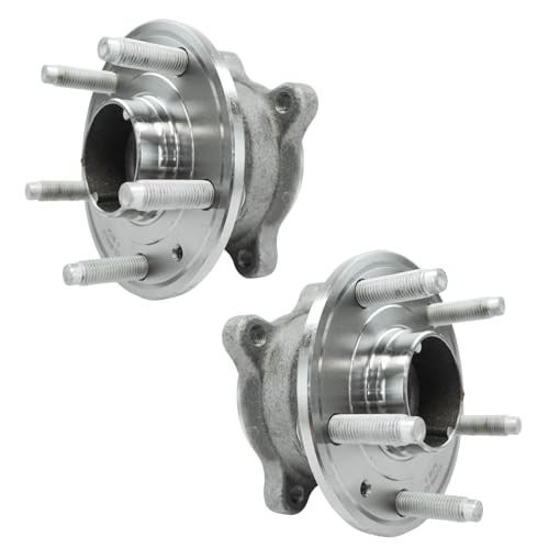 Image of TRQ Rear Driver and Passenger Side Wheel Bearing and Hub Assembly Set 2 Piece Compatible with 2011-2015 Chevrolet Cruze