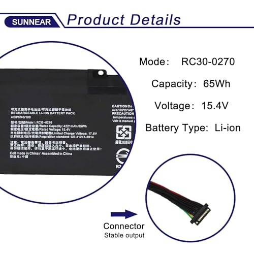 Image of RC30-0270 RZ09-0300 Battery for Razer Blade 15 Base 2018 2019 RTX