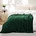 Dark Hunter Green Throw Blanket 50