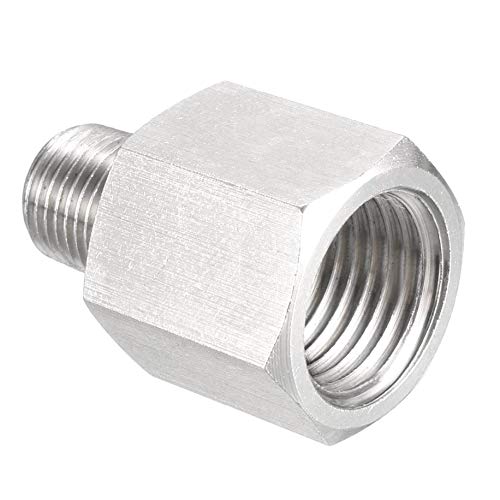 CLTYQ Raccord manomètre 1/8" NPT mâle vers 1/4" NPT réducteur de tuyau Cover