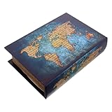 Affichage adaptable : qu'il s'agisse d'un faux coffre-fort pour livres dans votre bureau ou d'une boîte de rangement en forme de livre dans un salon, ce produit s'intègre parfaitement dans n'importe quel décor, améliorant à la fois la fonction et la décoration, faux livre décoratif, boîtes à livres décoratives