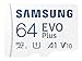 Samsung Evo Plus 64GB MicroSD XC Class 10 UHS-1 Mobile Memory Card for Samsung Galaxy J3 J1 Nxt Ace A9 A7 A5 A3 Tab A 7.0 E 8.0 View On7 On5 Z3
