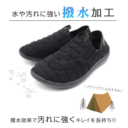 Gerry 撥水スエード調モックシューズ