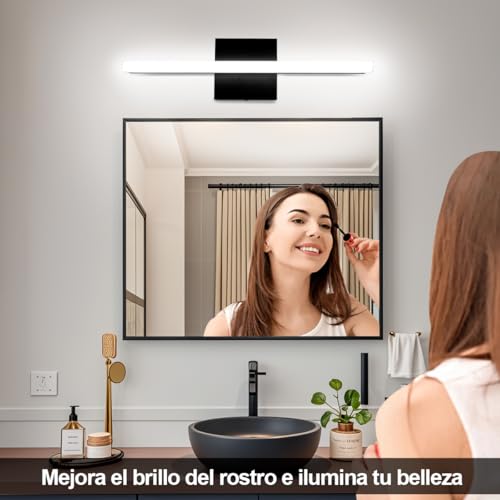 Recopilación de Lámparas para el espejo del cuarto de baño los 5 más buscados. 30 Imagen adicional