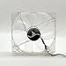 Blu GUIDATO Ventilatore a emissione luminosa 0.25a Custodia di raffreddamento del telaio 12 cm di raffreddamento di 12 cm Cassa del computer trasparente ultra-silenziosa SXDOOL 3. Linee plastiche