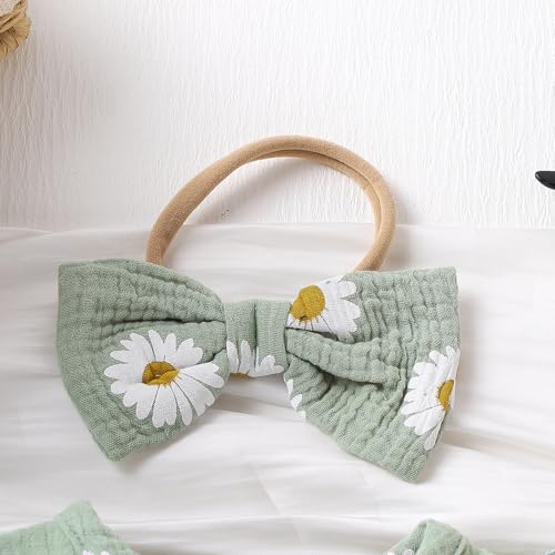 Conjunto de girasoles para bebé niña con diadema para verano 2