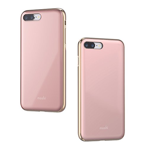 Preisvergleich Produktbild Moshi 99MO090305 iGlaze Schutzhülle für iPhone 8 Plus / 7 Plus Taupe Rosa
