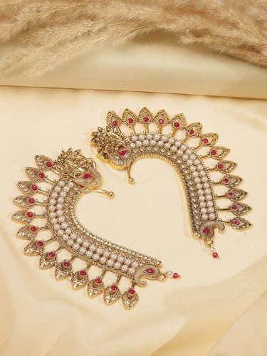 Image of Shining Diva Fashion Stylish Traditional Fancy Ear Cuff Earrings For Women and Girls