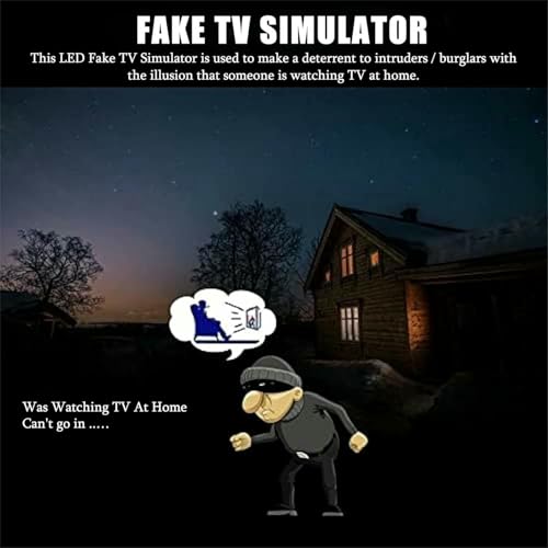 Simulador de TV LED con sensor de brillo para evitar robos cuando no hay nadie en casa 7