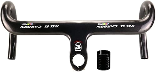 Miniatura 7 de Manillar integrado de bicicleta de carretera manillar integrado plano ruta interna manillar aero integrado 31.8 manillar de bicicleta de carbono