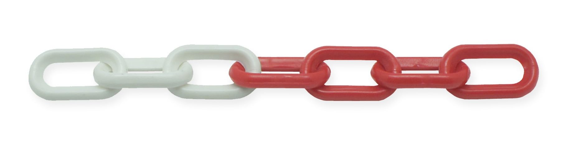 Viso CBR801SBS - Cadena de señalización (plástico), color blanco y rojo
