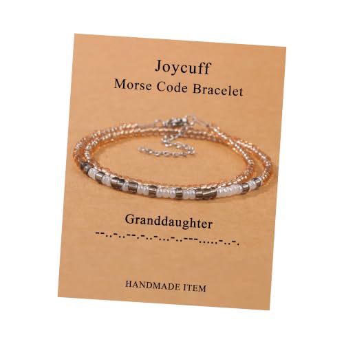 Cadeaux d'anniversaire originaux avec ce bracelet morse réglable