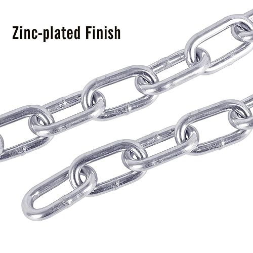 Image of 27 inch Trailer Safety Chain Kit w / 5 /16 inch Hooks 7000 lbs 2PK | Grade 30 heavy-duty steel towing chains with 5 /16 inch spring hooks. 7,000 lbs capacity for RV, boat & utility trailer.
