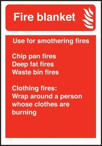 Coperta ignifuga/ utilizzare per soffocamento