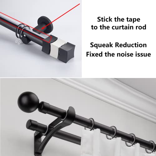 Topiverse Drawer Slide Tape, Low Friction Tape, Silky Surface, Abrasion Resistant Glide Tape, Drag & Noise & Squeak Reduction, Apply to Wooden-Drawer Furniture Curtain Cabinet, 0.50\'\' x 33\', 5 mils
