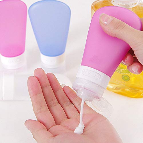 JZF, set di 3 contenitori da viaggio di silicone