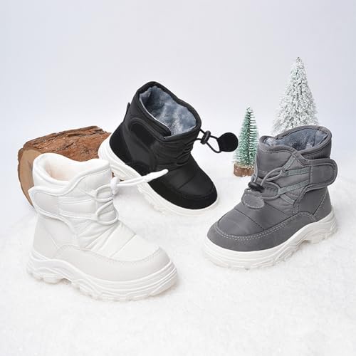 Kid's Cold Weather Snow Boots Kids Snow Boots Winter Boots Outdoor Shoes Waterproof Winter Boots For Toddler Girls3