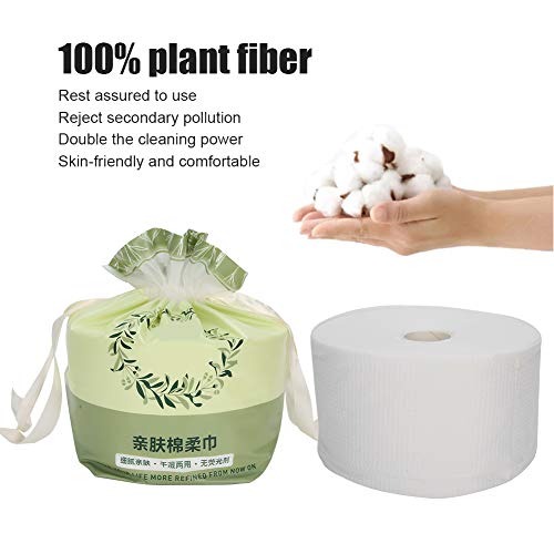 Toalha de rosto de algodão descartável, toalhas de maquiagem 100% algodão secas, toalha de rosto, ro