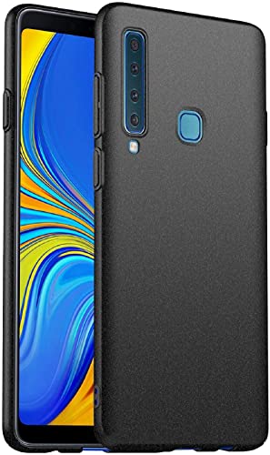 Image of Mobile Back Cover Case for Samsung Galaxy A9 (2018) (Silicone Case|CameraProtection|Black SC1510)
