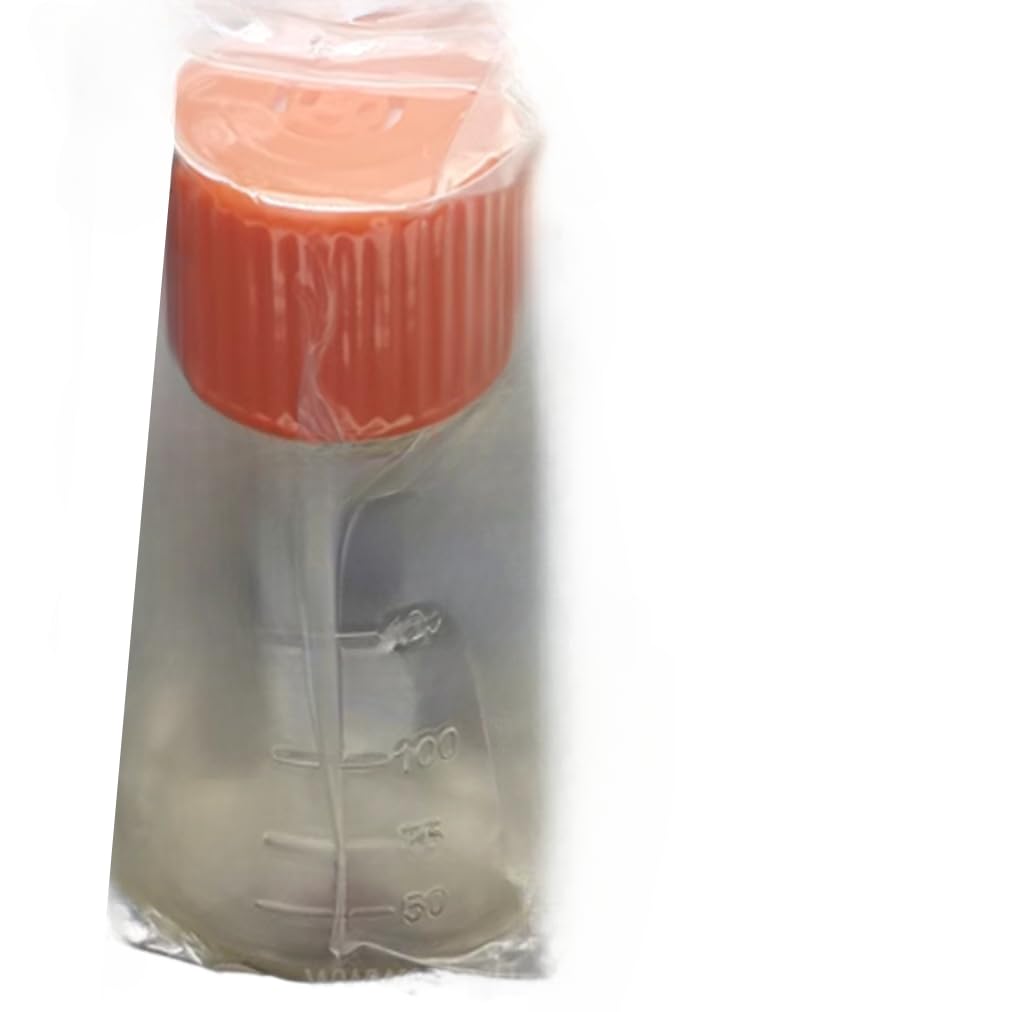 yancinne QTY:5 BS6543125 125ml Triangle Culture Bottle Flat bottom PC(polycarbonate)