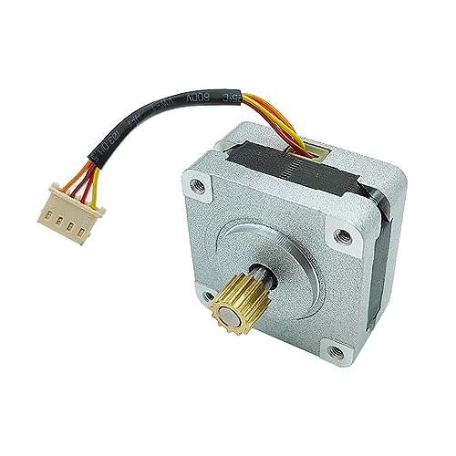 Moteur pas à pas mince 1.8° 2 phases 4 fils hybride avec poulie 5mm CNC et robotique