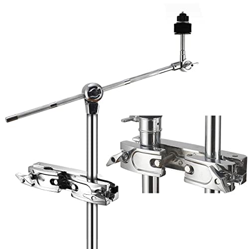 Tuoren T0551 Drum Set Holder Clamp Adjustable Multi-Clamp Cymbal Boom Arm Mounting Bracket thumb #3