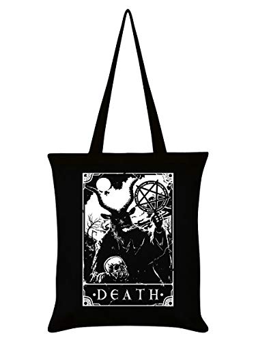 Preisvergleich Produktbild Deadly Tarot Tragetasche Death 38 x 42 cm schwarz