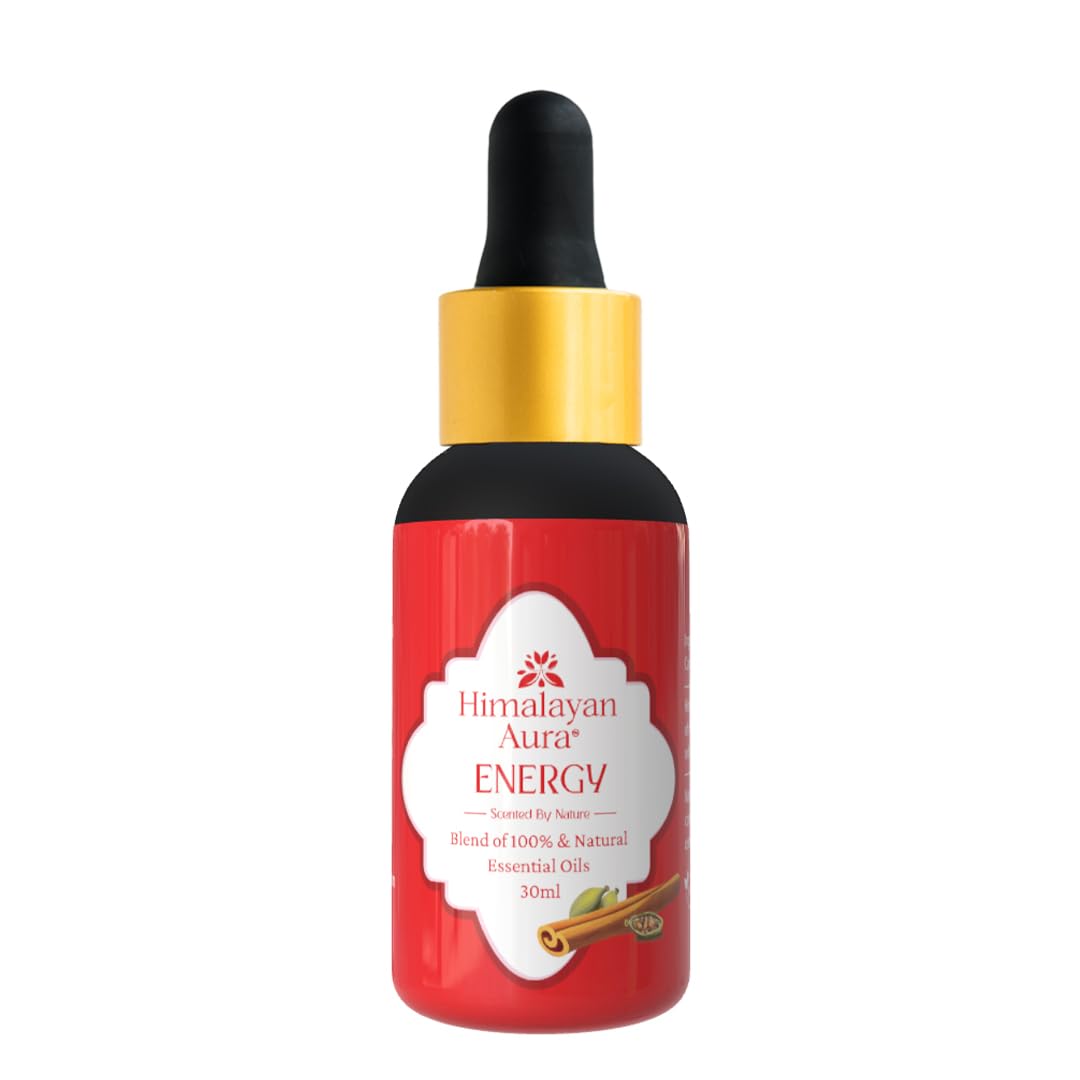 Himalayan Aura Relax Essential Oil Diffuse Blend | 100% Natural & Pure Aromatherapy For Stress Relief & Healing | 30ML