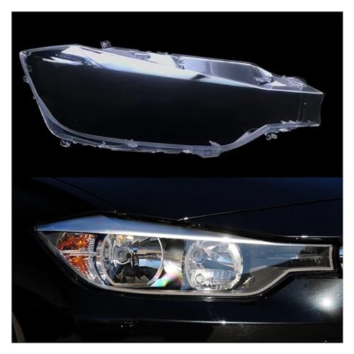Coque phare de voiture en verre transparent pour BMW F30 F35 320i 328i droite