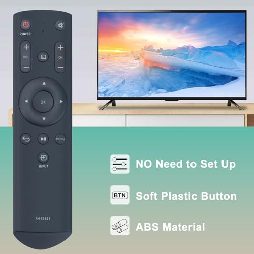 Télécommande RM-C3321 pour JVC contrôle instantané des fonctions Smart TV