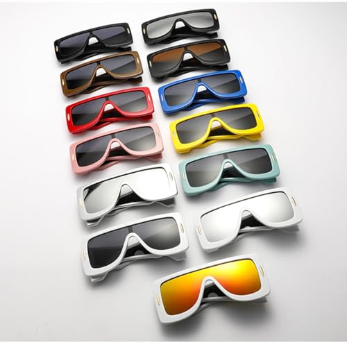 Fashion Large Frame Integrated Sun Glasses with Fashion Sunglasses2