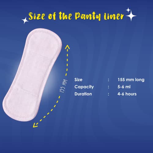 Lemme Be 100% Oxo Biodegradable Panty Liners For Teenagers & Women, 10 Panty Liners Pads For Daily Use, 100% Cotton Rash Free Panty Liners For Spotting, 4-6 Hours Protection, 10... - Image 4