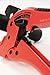 Rothenberger Rocut TC 42 Professional Plastic Pipe Shears with Stainless Steel Blade, Rubberized Handle, Transport Lock - Ideal for Plastic Pipes - 0-42 mm Cutting Range - 52000