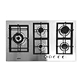 Summit GCJ536SSLP 34-Inch-Wide 5-Burner Gas Cooktop, Stainless Steel with Sealed Burners, Cast Iron Grates, LPG/NG Conversion Kit, Wok Ring, Flame Failure Protection, Easy to Clean, Cord Included