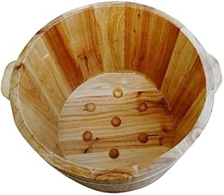 Barril de madeira spa para pés presente doméstico banheira de pés de madeira balde banheira de spa para pés para pés de imersão massageador banheira de pés de imersão de pés de madeira maciça