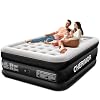 CHERIMOR Queen Air Mattress with Built-in Pump, 18″ Raised Comfort, 48Hr Leak-Proof Test, Upgraded Honeycomb Pillar Design, Supports 800 lbs, 3-Min Inflation-Inflatable Bed for Home Guests & Camping