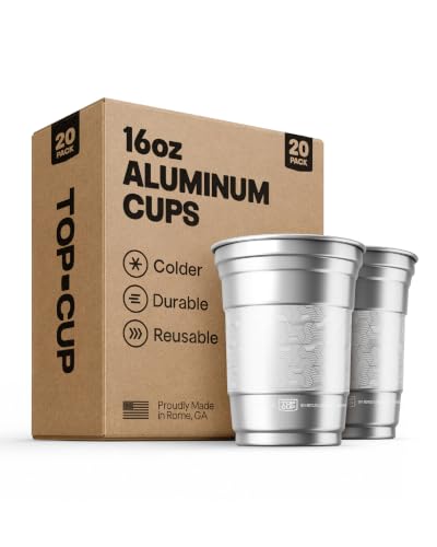 Top Cup Aluminum Party Cups