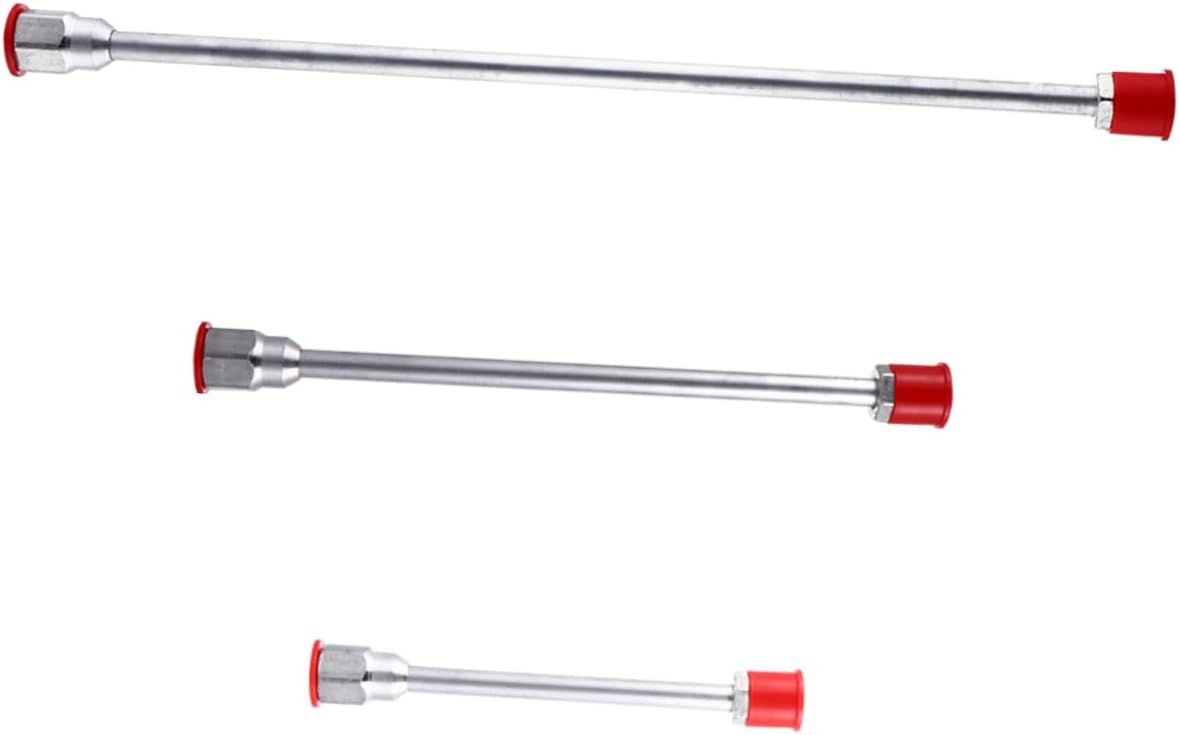 3pcs Airless Paint Sprayer Extension Poles Adjustable Spray Can Extension Rods for Airless Sprayers Compatible for Large Projects