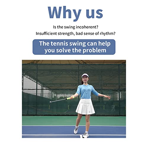 Yuesheng Tennis Serve Tool Swing Trainer For Tennis Training, Professional Serve Tennis Trainer For Kids Or Adult With Sound Hitting Sense (For Adults-11.5Oz) #TOP6