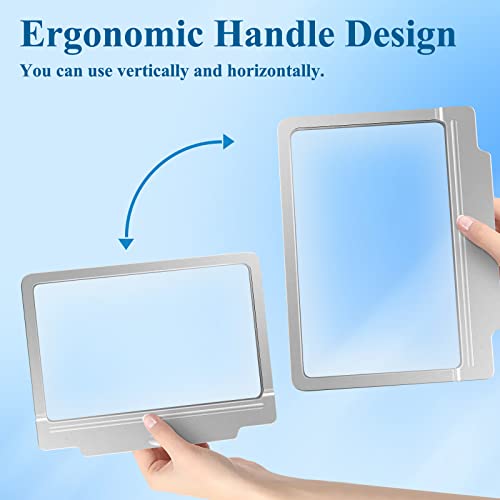 4X Large Magnifier With 36 Adjustable Led Lights Provide Full-Page Viewing Area Evenly Lit Perfect For Low Vision Person And Seniors #TOP5