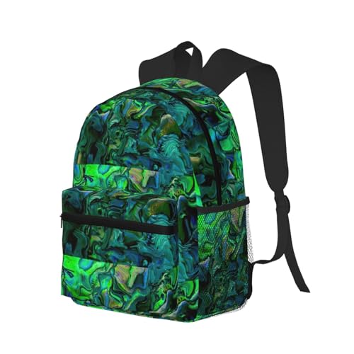 BREAUX Abalone Nacre Print Lightweight And Comfortable Duffel Bag, Casual Daypack, Multipurpose Backpack2